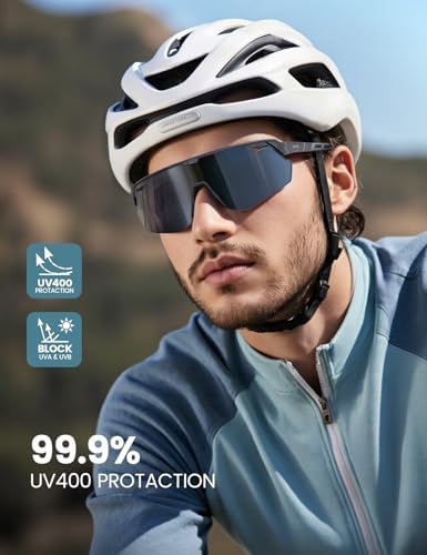 Lamicall 24g Polarized Sports Sunglasses for Men Women - UV400 Protection Sun Glasses for Baseball Running Cycling Fishing - Image 2