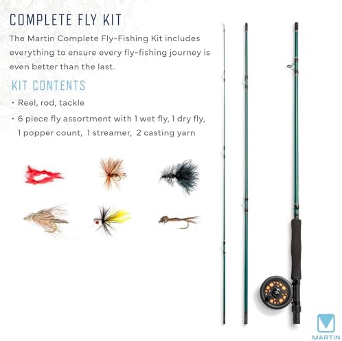 Martin Fly Reel and Fishing Rod Combo Kit - Image 6