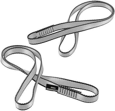 18MM Nylon Climbing Sling Runner 23KN CE2008/EN566 Rock Climbing Webbing Straps for Outdoor Climbing, Rappelling, Swing, Yoga Hammock etc - Image 5