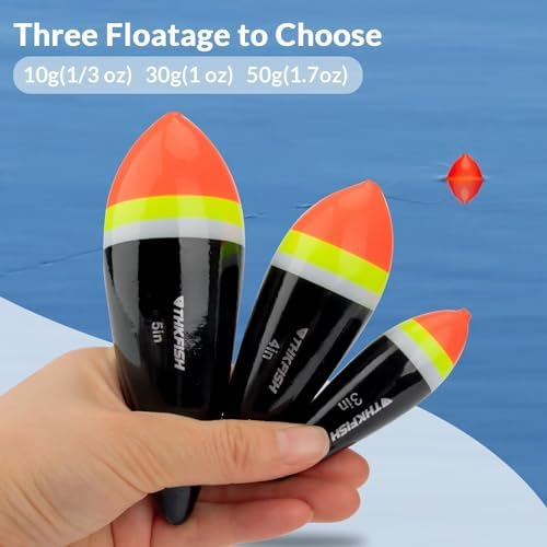 THKFISH Fishing Bobbers Slip Bobbers for Fishing Floats Bobbers for Fishing Balsa Bobbers for Steelhead Fish Float Rigs Freshwater Saltwater Floatage - Image 5