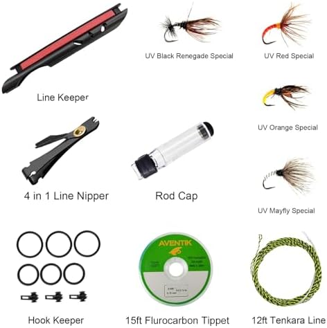 Aventik FreshStart Tenkara Rod in 7ft/8ft Action 7:3 Complete Beginner Kit - Image 2