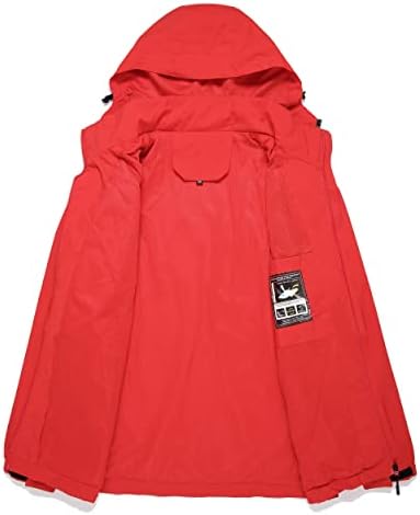 Men's Lightweight Waterproof Rain Jacket,Shell Hooded Outdoor Raincoat Hiking Windbreake jacket - Image 4