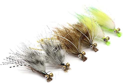 YZD Fly Fishing Big Trout Flies Kit Top 5 Steelhead Flies Flyfishing Gear Premium Wet Dry Flies Trout Lures Streamer Nymph Emerger Fishing Assorted Trout Flies Bass Salmon by YZD