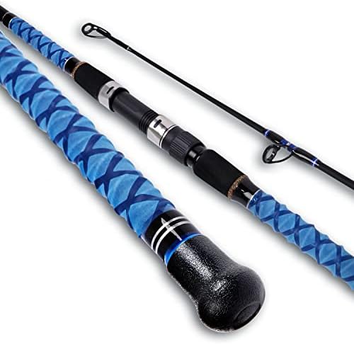 Fiblink Surf Spinning Fishing Rod Carbon Travel Surf Rod 2 Piece/3 Piece/4 Piece Spinning Fishing Rod 9'/10'/11'/12'/15' by Fiblink