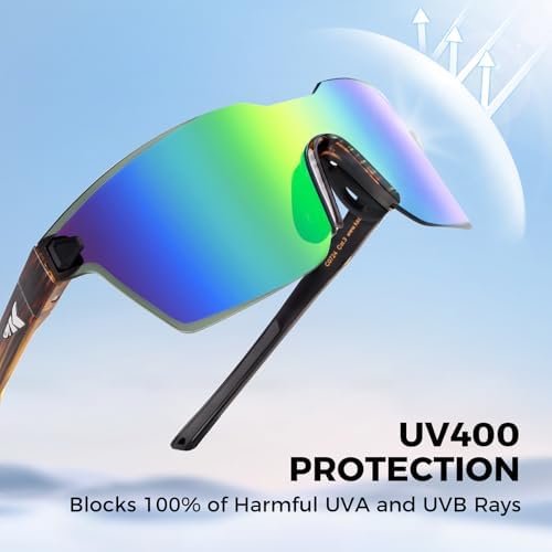 KastKing Tarkio Polarized Fishing Sunglasses, One Piece PC Lens Rimless - Image 5