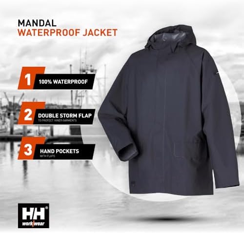 Helly Hansen Mandal PVC Rain Jacket for Men - Image 3