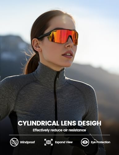 Lamicall 24g Polarized Sports Sunglasses for Men Women - UV400 Protection Sun Glasses for Baseball Running Cycling Fishing - Image 5