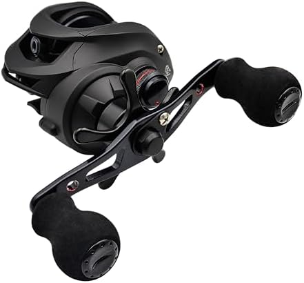 FISHDROPS Baitcaster Reels, 9+1BB, CNC Aluminum Spool, Magnetic Brake System Bait Caster Reel High Speed Gear Ratio 7.0:1 Ultra Smooth Low Profile Baitcasting Fishing Reel by Fishdrops