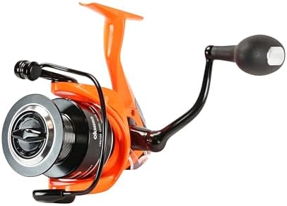 Okuma Cat Slayer Custom Spinning Reel – 6000 Size Catfish Reel with DFD Dual Force Drag, Flite Drive System, UV Reactive Body, Neon Green, CSC-6000NO - Image 2