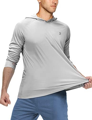 Roadbox Mens Fishing Sun Hoodie, Long Sleeve UPF 50+ UV Protection Shirts - Image 2