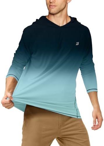 Roadbox Mens Fishing Sun Hoodie, Long Sleeve UPF 50+ UV Protection Shirts - Image 2