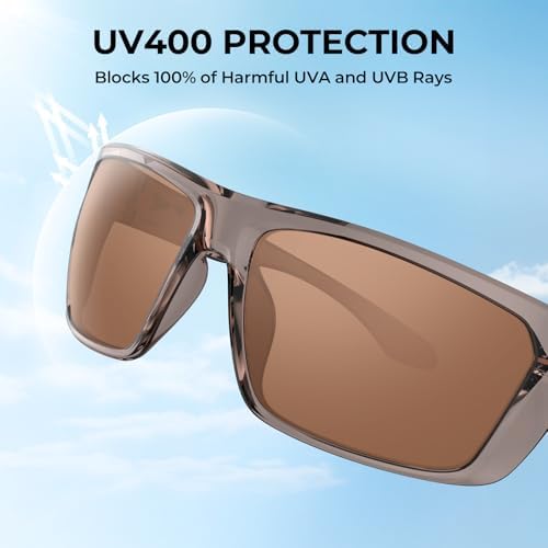 KastKing Huzzah Polarized Sport Sunglasses for Men and Women, Wrap Design - Image 4