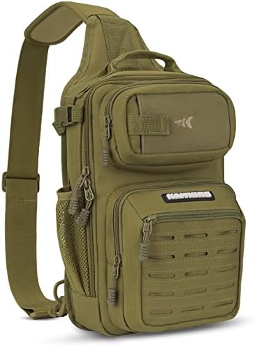 KastKing Blowbak Fishing Sling Bag, Fishing Backpack with Rod Holder by KastKing