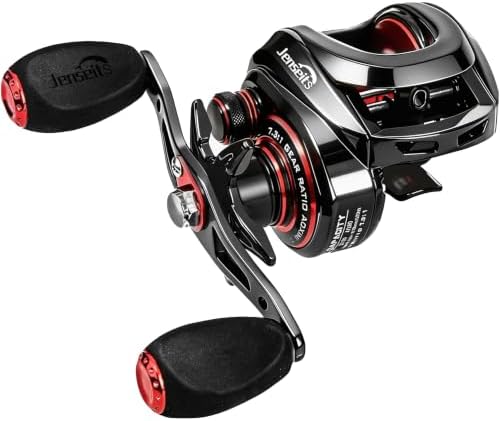 Jenseits Baitcaster Reels, 7.3:1 High Speed Baitcasting Fishing Reel, 7+1BB by Jenseits