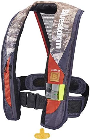 BLUESTORM Atmos 40 Automatic/Manual Inflatable PFD Life Jacket for Adults | US Coast Guard (USCG) Approved Life Vest by Bluestorm