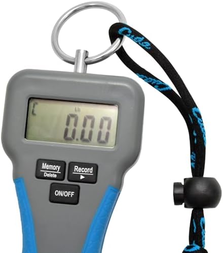 CUDA Digital Grip & Weigh 50Lb | Durable For Saltwater and Freshwater Use Fish Scales with Non-Slip Grip, Integrated Tape Measure & Stainless Steel Jaws | Lanyard Included - Image 5