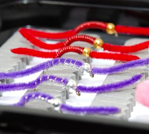 24/36/50/66 Premium Hand Tied Fly Fishing Flies Assortment | Waterproof Fly Boxes | Dry, Wet, Nymphs, Streamers, Wooly Buggers, Terrestrials | Trout, Bass Lure Set, Kit, Gift - Image 4