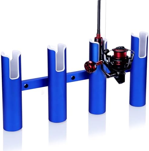 Fishing Rod Holder Aluminum, 3/4 Link Tube， Aluminum3/ 4 Rod Rack, Suit Boats & Yacht by HOME