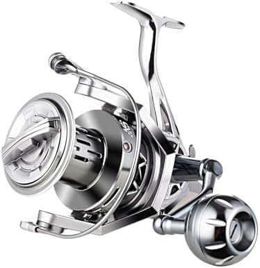 GARRET Spinning Reel, 8000/10000/12000 Aluminum Frame Surf Fishing Reels, Carbon Fiber 55LB Power Drag, Heavy Long Casting Inshore Saltwater & Offshore Saltwater Freshwater Fish Reel by Unknown