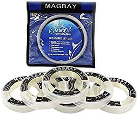 MagBay Lures 100% Pure Fluorocarbon Leader Line - Saltwater & Freshwater Invisible Fluorocarbon Fishing Leader Line, Strong Performance 150, 130, 100, 80, 60 & 40 lbs 33 Yard - Image 2