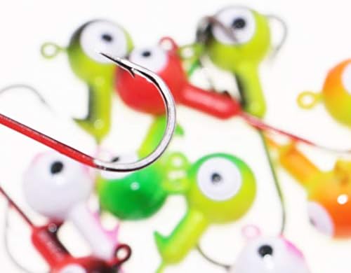 Fishing Lures Jig Heads,Ball Heads 1/32oz-1oz,Sharp Fishing Hooks for Freshwater or Saltwater - Image 4