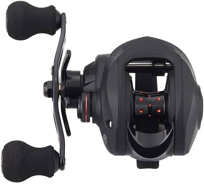 FISHDROPS Baitcaster Reels, 9+1BB, CNC Aluminum Spool, Magnetic Brake System Bait Caster Reel High Speed Gear Ratio 7.0:1 Ultra Smooth Low Profile Baitcasting Fishing Reel - Image 5