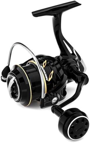 Ashconfish DF Series Spinning Reel Saltwater & Freshwater Fishing Reel, Lightweight Nylon/Fiberglass Frame, 7+1BB, 5.2:1 Gear Ratio,Long-Distance Casting DF - Image 2