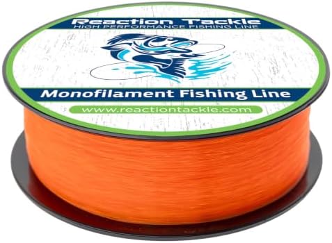 Reaction Tackle Monofilament Fishing Line, Pro Grade Nylon Mono Line by ReactionTackle