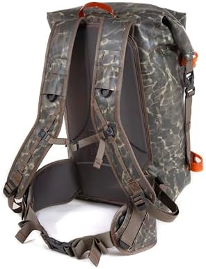 fishpond Wind River Roll-Top Waterproof Fishing Backpack For Tackle and Travel | Rolltop Backpack - Eco Shadowcast Camo - Image 2