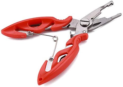 FOSTAR Fishing Pliers, Stainless Steel Hook Remover, Fishing Line Scissors, Braided Line Cutters, Split Ring Opener, 5 Inch Fishing Tool - Image 4