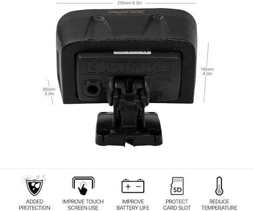 BerleyPro Visor for Lowrance Fish Finder — Sun Glare Reduction — Fits HDS Live/PRO, Elite FS, Hook Reveal, Eagle Series - Image 5