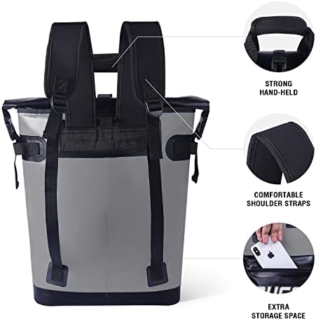 Buffalo Gear Cooler Backpack18L,30L Leakproof Camping Backpack Cooler Insulated Cooler for Picnic Beach Hiking Park Fishing - Image 4