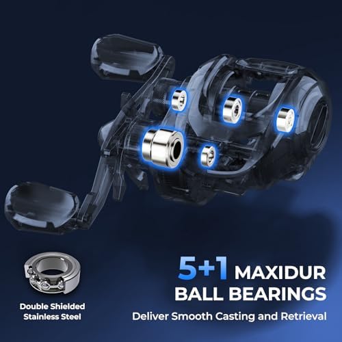 KastKing Centron Fishing Rod and Reel Combo, Baitcaster & Spinning Combo - Image 7