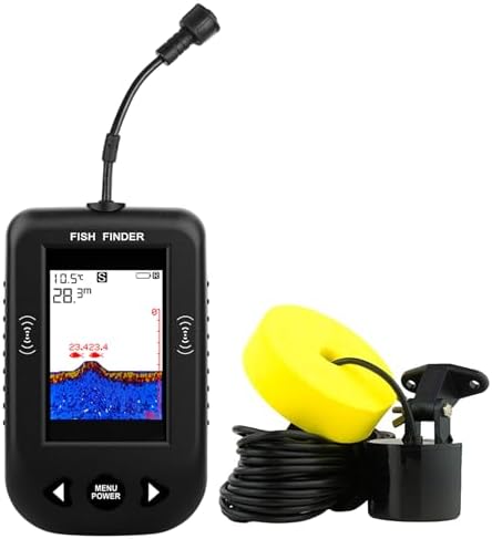 Kayak Portable Fish Finder Wired Handheld Fish Depth Finder Boat Fishfinder by RICANK