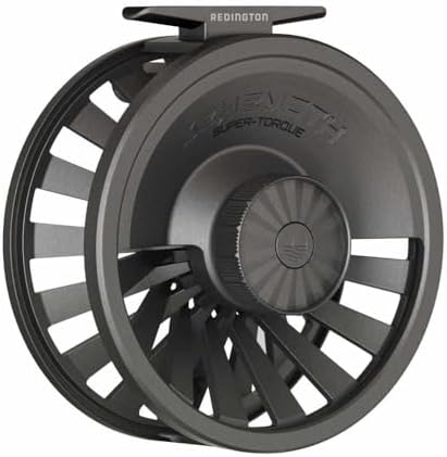 Redington Behemoth Fly Reel – Heavy-Duty Carbon Drag, Large Arbor, Die-Cast Frame & Deep V-Spool – Freshwater & Saltwater Fly Fishing Reel for Trout, Bass, Salmon & Big Game by REDINGTON