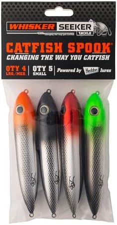 Rattling Catfish Spook Float Pack - Small/Medium/Large - Multi Color Options by Whisker+Seeker