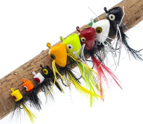 Fly Fishing Poppers Dry Flies Topwater Lures Bass Trout Kit Pro XL - Image 5