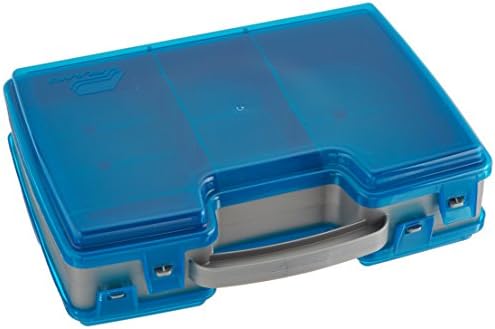 Plano Large 2 Sided Tackle Box, Metallic Gray & Blue, Medium by PLANO%C2%AEOutdoors