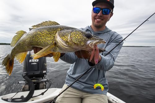 Northland Tackle Eye Candy Riggin Leech Floating 4.25" Soft Plastic Leech Lure for Walleye Fishing Jigs, Rigs, & Harnesses, 10 Colors, 5 Baits Per Pack - Image 3