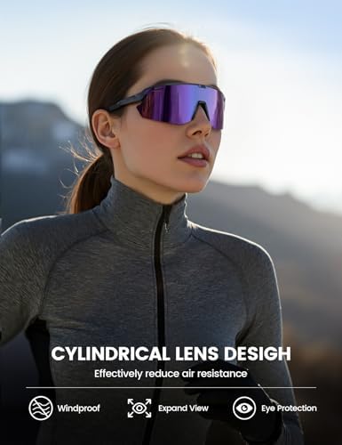 Lamicall 24g Polarized Sports Sunglasses for Men Women - UV400 Protection Sun Glasses for Baseball Running Cycling Fishing - Image 4