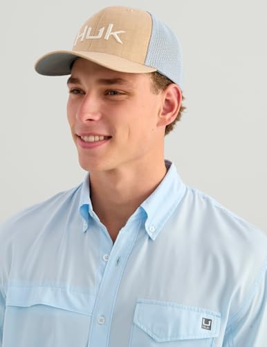 HUK Men's Tide Point Kc Scott Original Artwork Short Sleeve Shirt, Fishing Button Down - Image 7
