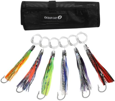 OCEAN CAT Saltwater Trolling Lure for Marlin Tuna Mahi Dolphin Durado Wahoo Trolling Lures Free Mesh Bag Offshore Big Game Lures by OCEANCAT