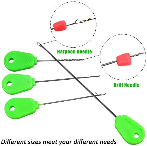 Carp Fishing Bait Rig Tool Kit Baiting Rigging Needle Swinger Driller Fishing Scissors Boilie Stops Stopper Carp Fishing Tackle Kit - Image 4