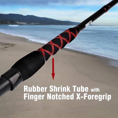 Fiblink Surf Spinning Fishing Rod 2-Piece/3-Piece Carbon Fiber Travel Fishing Rod (9-Feet / 11-Feet & 12-Feet & 15-Feet) - Image 3