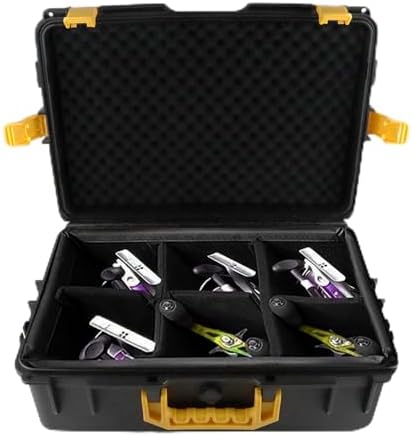 Fishing Reels Storage Case,Tackle Accessories Storage Handcase,Black,Large by Liyirui