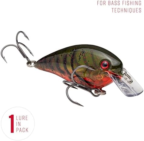 Strike King KVD 1.5 Hard Knock Fishing Lure, 3/8 oz, 3D Lifelike Eyes - Image 3