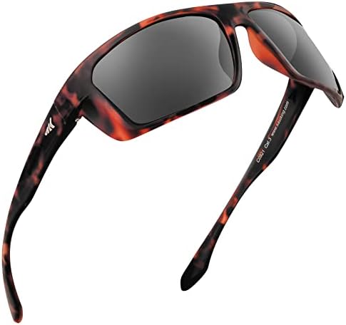 KastKing Huzzah Polarized Sport Sunglasses for Men and Women, Wrap Design by KastKing