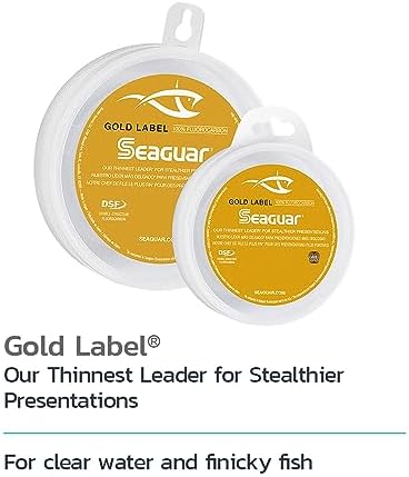 Seaguar Gold Label Fresh & Saltwater Fishing Leader Line, 100% Fluorocarbon - Image 2