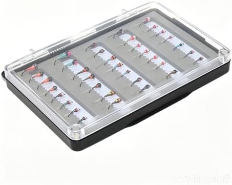 24/36/50/66 Premium Hand Tied Fly Fishing Flies Assortment | Waterproof Fly Boxes | Dry, Wet, Nymphs, Streamers, Wooly Buggers, Terrestrials | Trout, Bass Lure Set, Kit, Gift - Image 3