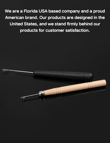 BLUEWING Bait Needle Hollowcore Splicing Tool, Latch Hook Rigging Needle for Offshore Bait Rigging & Loop Making - Image 6